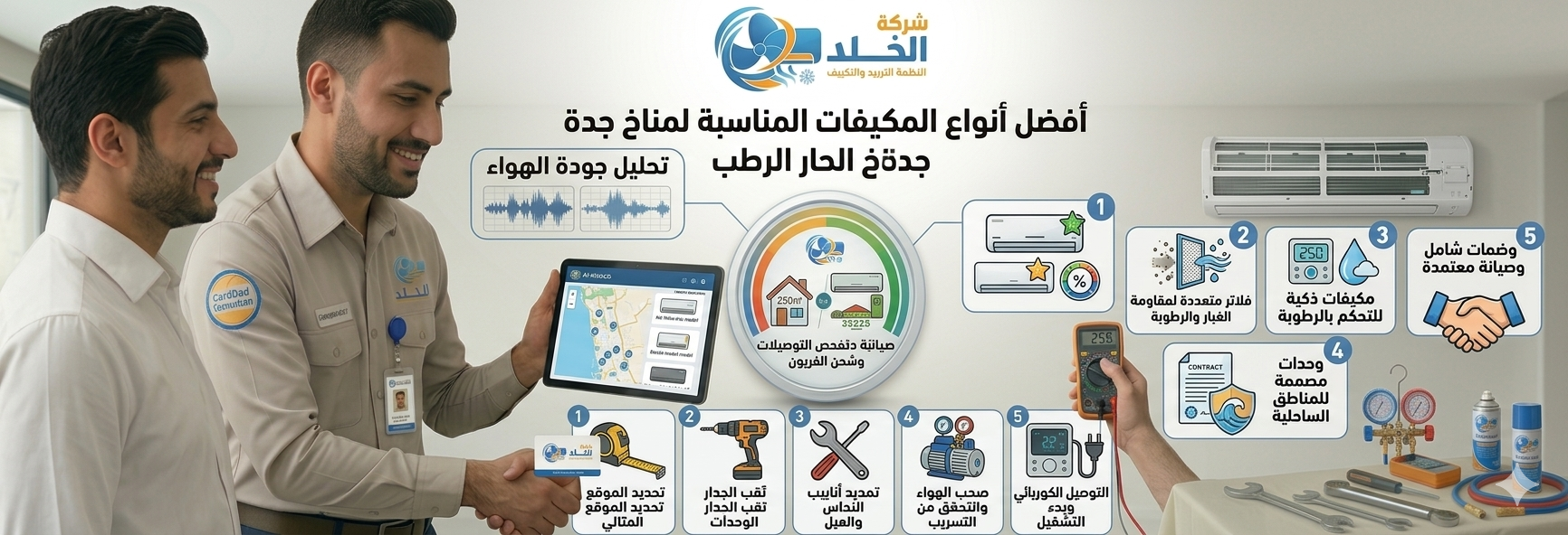 أنواع المكيفات المناسبة لمناخ جدة