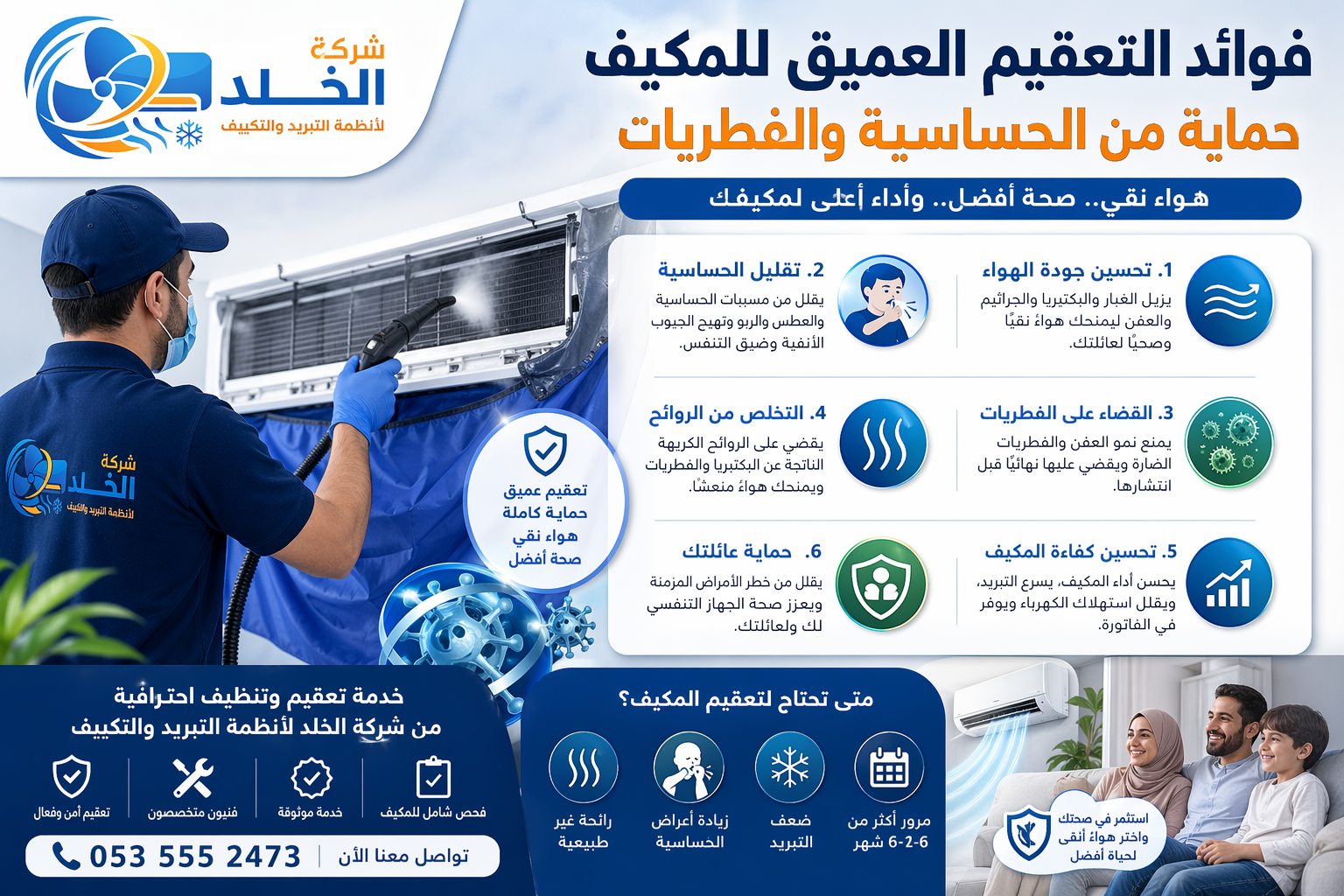 تعقيم المكيف