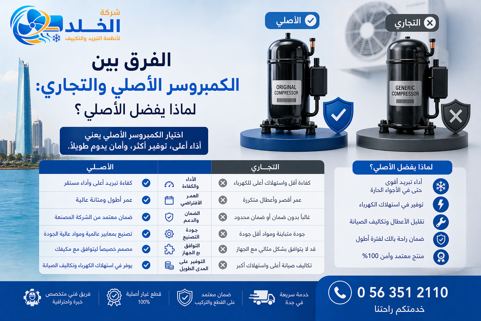 كومبروسر المكيف