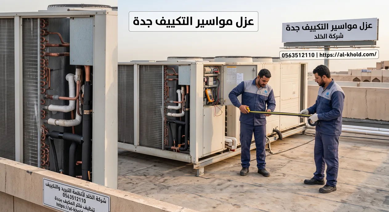 عزل مواسير التكييف جدة باحترافية وجودة عالية